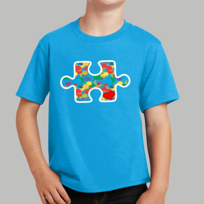 Youth - Puzzle Piece T-Shirt - Autism Awareness Thumbnail