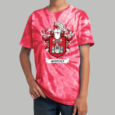 Youth Tie-Dye T-Shirt - House Amistad Crest Thumbnail