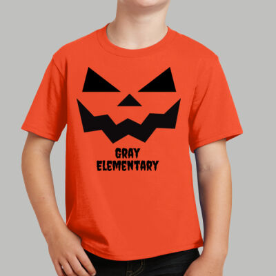 Youth T-Shirt - Fall - Jacko Lantern Black Thumbnail