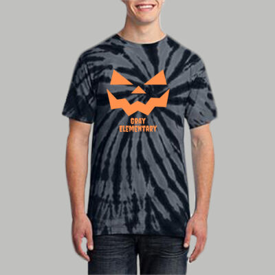 Adult Tie-Dye T-Shirt - Fall - Jacko Lantern Orange  Thumbnail