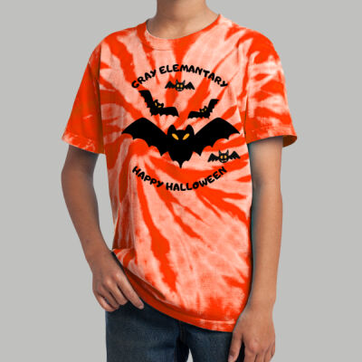 Youth Tie-Dye T-Shirt - Fall - Bats Thumbnail