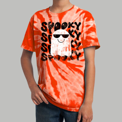   Youth Tie-Dye T-Shirt - Fall - Cool Ghost Thumbnail