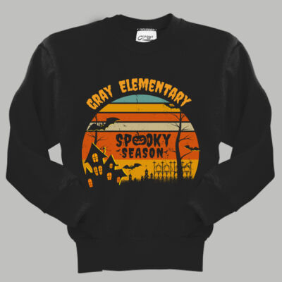 Youth Crewneck - Fall - Haunted House  Thumbnail