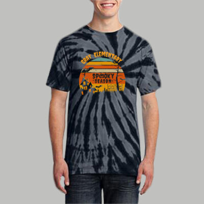 Adult Tie-Dye T-Shirt - Fall - Haunted House  Thumbnail