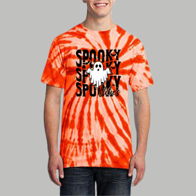 Adult Tie-Dye T-Shirt - Fall - Spooky Vibes Thumbnail