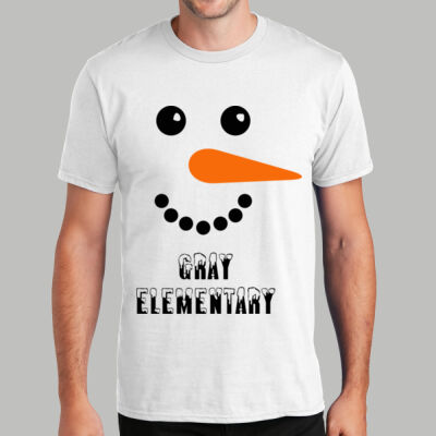 Adult T-Shirt - Winter Holidays - Snowman Thumbnail