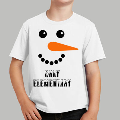 Youth T-Shirt - Winter Holidays  - Snowman Thumbnail