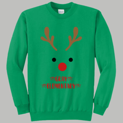 Adult Crewneck - Winter Holidays - Reindeer Thumbnail