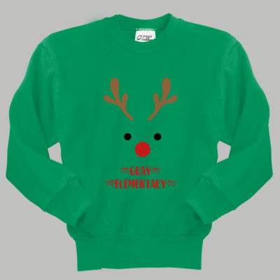 Youth Crewneck - Winter Holidays - Reindeer Thumbnail