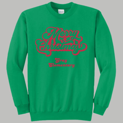 Adult Crewneck - Winter Holidays - Merry Christmas - Red Thumbnail