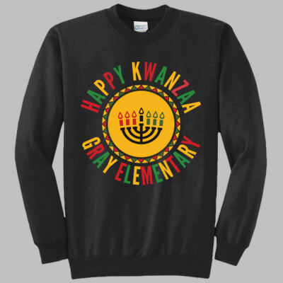 Adult Crewneck - Winter Holidays - Happy Kwanzaa Thumbnail