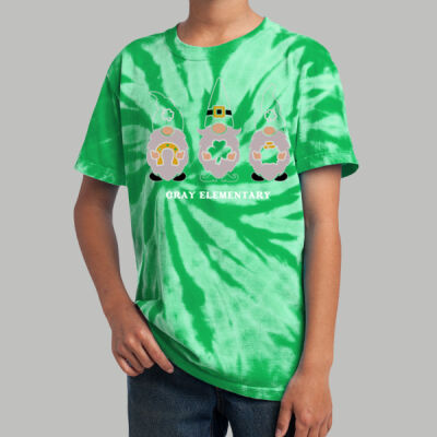 Youth Tie-Dye T-Shirt - Spring - Leprechaun's  Thumbnail