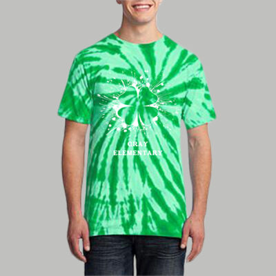 Adult Tie-Dye T-Shirt - Spring - Shamrock  Thumbnail