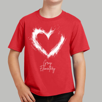 Youth T-Shirt - Spring - Valentine's Heart Thumbnail
