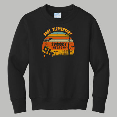 Youth Crewneck - Fall - Haunted House Thumbnail