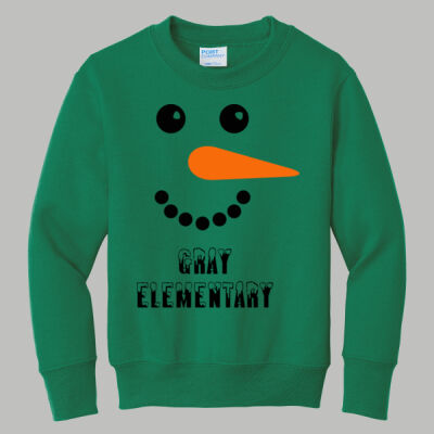 Youth Crewneck - Winter Holidays - Snowman Thumbnail