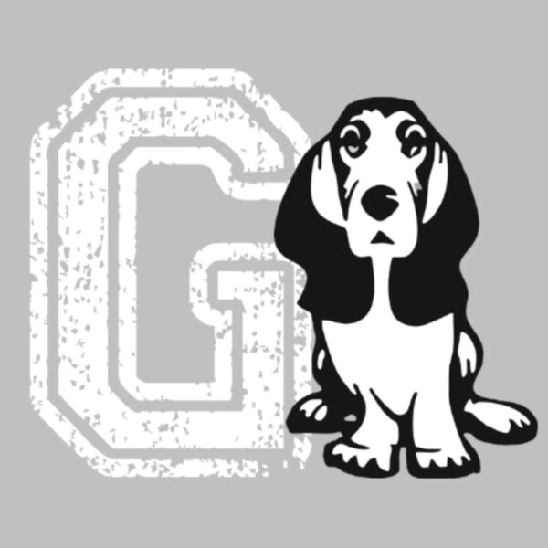 Distressed White G with Hound Thumbnail