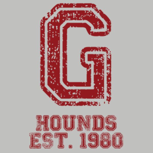 Distressed G Hounds Est. Red Thumbnail