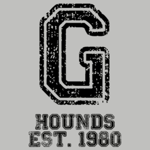 Distressed G Hounds Est. Black Thumbnail