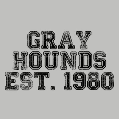 Distresed Gray Hounds Est. Black Thumbnail
