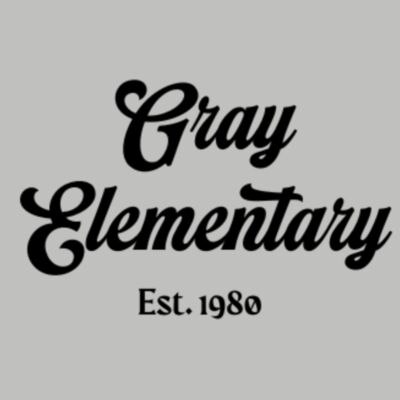 Retro Gray Elementary Black Thumbnail
