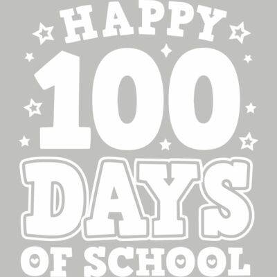 Happy 100 Days - White Thumbnail