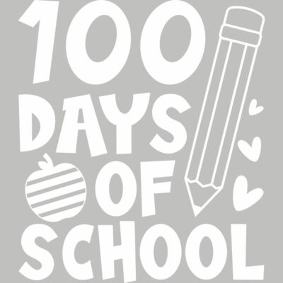 100 Days with pencil - White Thumbnail