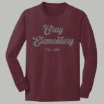 Youth Long Sleeve Shirt - Gray Thumbnail