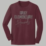 Youth Long Sleeve Shirt - Gray Thumbnail