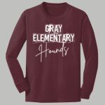 Youth Long Sleeve Shirt - Gray Thumbnail