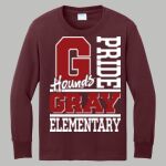 Youth Long Sleeve Shirt - Gray Thumbnail