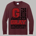 Youth Long Sleeve Shirt - Gray Thumbnail