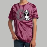 Youth Tie-Dye T-Shirt - Gray Thumbnail