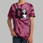 Youth Tie-Dye T-Shirt - Gray Thumbnail