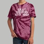 Youth Tie-Dye T-Shirt - Gray Thumbnail