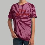 Youth Tie-Dye T-Shirt - Gray Thumbnail