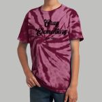 Youth Tie-Dye T-Shirt - Gray Thumbnail