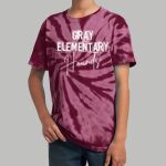 Youth Tie-Dye T-Shirt - Gray Thumbnail