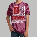 Youth Tie-Dye T-Shirt - Gray Thumbnail