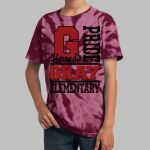 Youth Tie-Dye T-Shirt - Gray Thumbnail