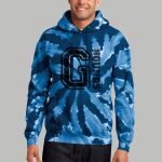 Adult Tie-Dye Hoodie - Gray Thumbnail