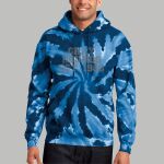 Adult Tie-Dye Hoodie - Gray Thumbnail