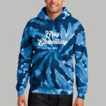 Adult Tie-Dye Hoodie - Gray Thumbnail
