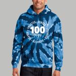 Adult Tie-Dye Hoodie - Gray Thumbnail