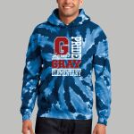 Adult Tie-Dye Hoodie - Gray Thumbnail