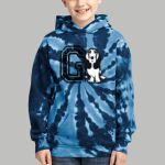 Youth Tie-Dye Hoodie - Gray Thumbnail