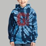 Youth Tie-Dye Hoodie - Gray Thumbnail