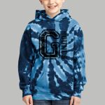 Youth Tie-Dye Hoodie - Gray Thumbnail