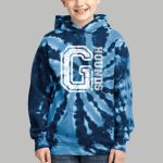 Youth Tie-Dye Hoodie - Gray Thumbnail