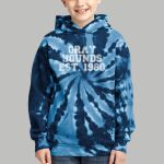 Youth Tie-Dye Hoodie - Gray Thumbnail